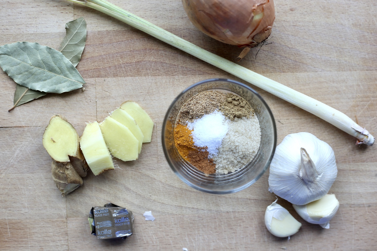 all the spices and aromatics you'll need for easy massaman curry