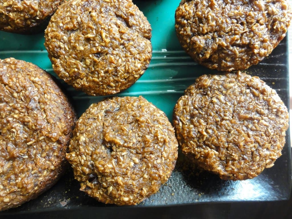 Pumpkin Bran Muffins on plate