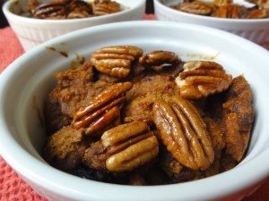 Pumpkin Cinnamon Raisin Bread Pudding