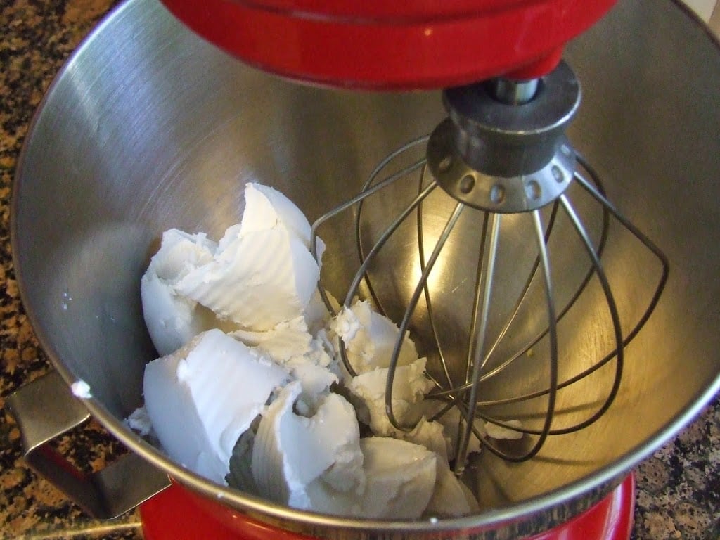 thick coconut cream in the bowl of a stand mixer fitted with the whisk attachment