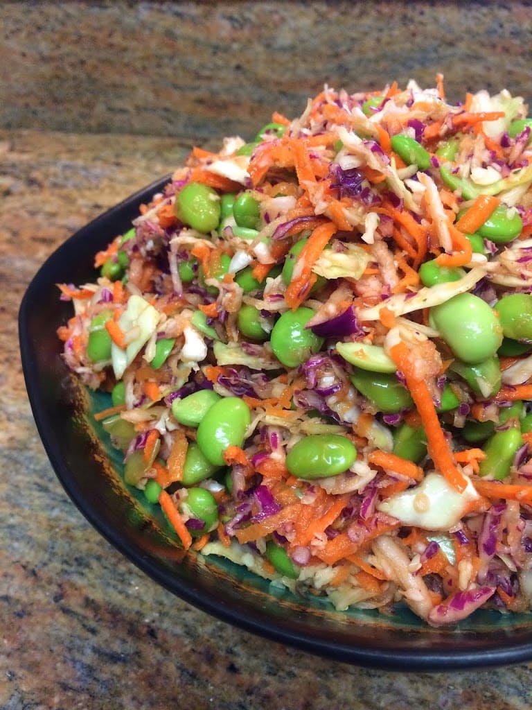 5-Ingredient Asian Slaw with Peanut Dressing