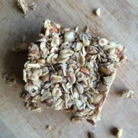Coconut Oatmeal Bars with Peanut Butter Banana Filling