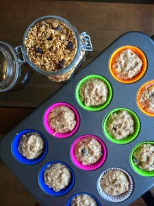 Banana Granola Muffins