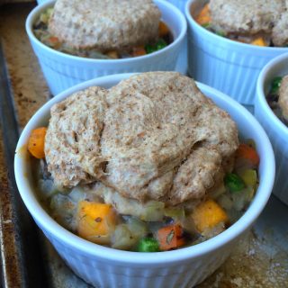 Butternut Squash Pot Pie with Whole Wheat Biscuit Topping