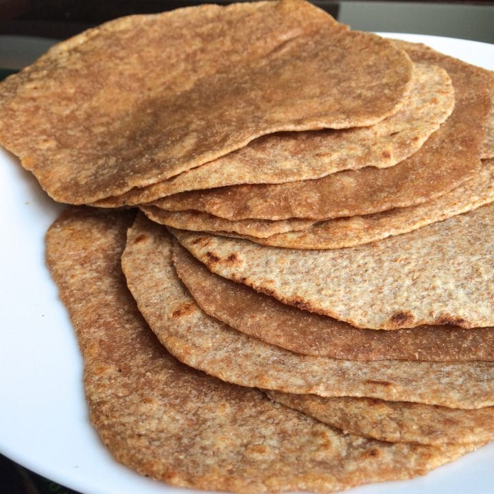 Homemade Whole Wheat Tortillas