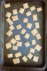 Whole Wheat Oatmeal Crackers