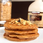 Stack of Vegan Gingerbread Pancakes