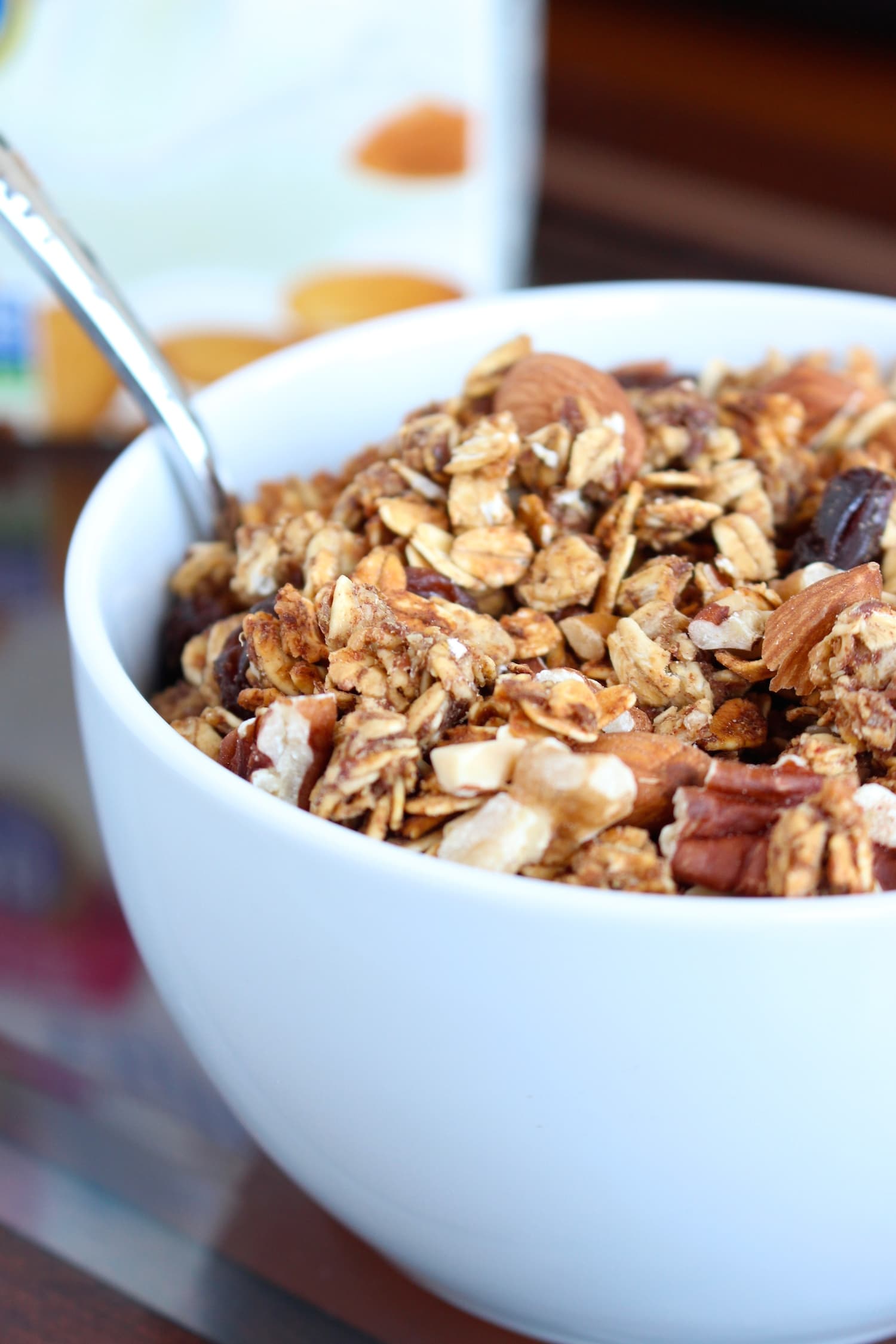 Date Sweetened Nutty Apple Granola 1