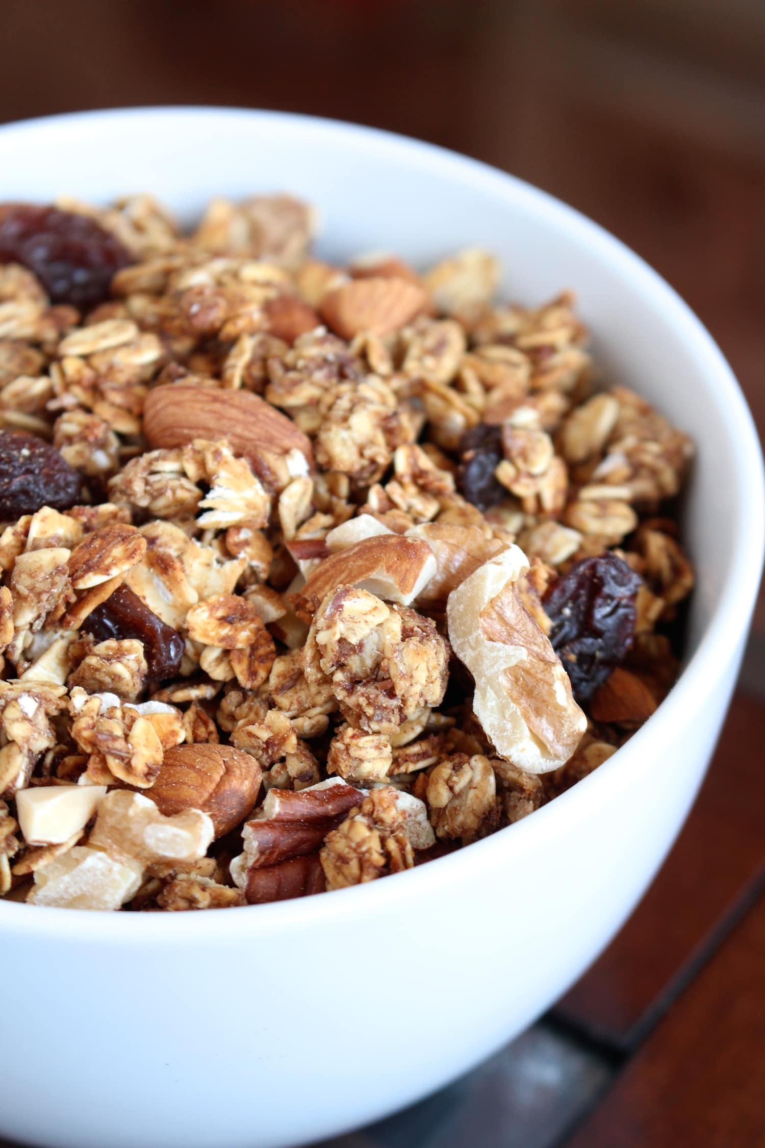 Date Sweetened Nutty Apple Granola