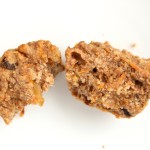 Vegan Morning Glory Muffins split