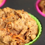 Butternut Carrot Whole Wheat Vegan Muffins in a pan single