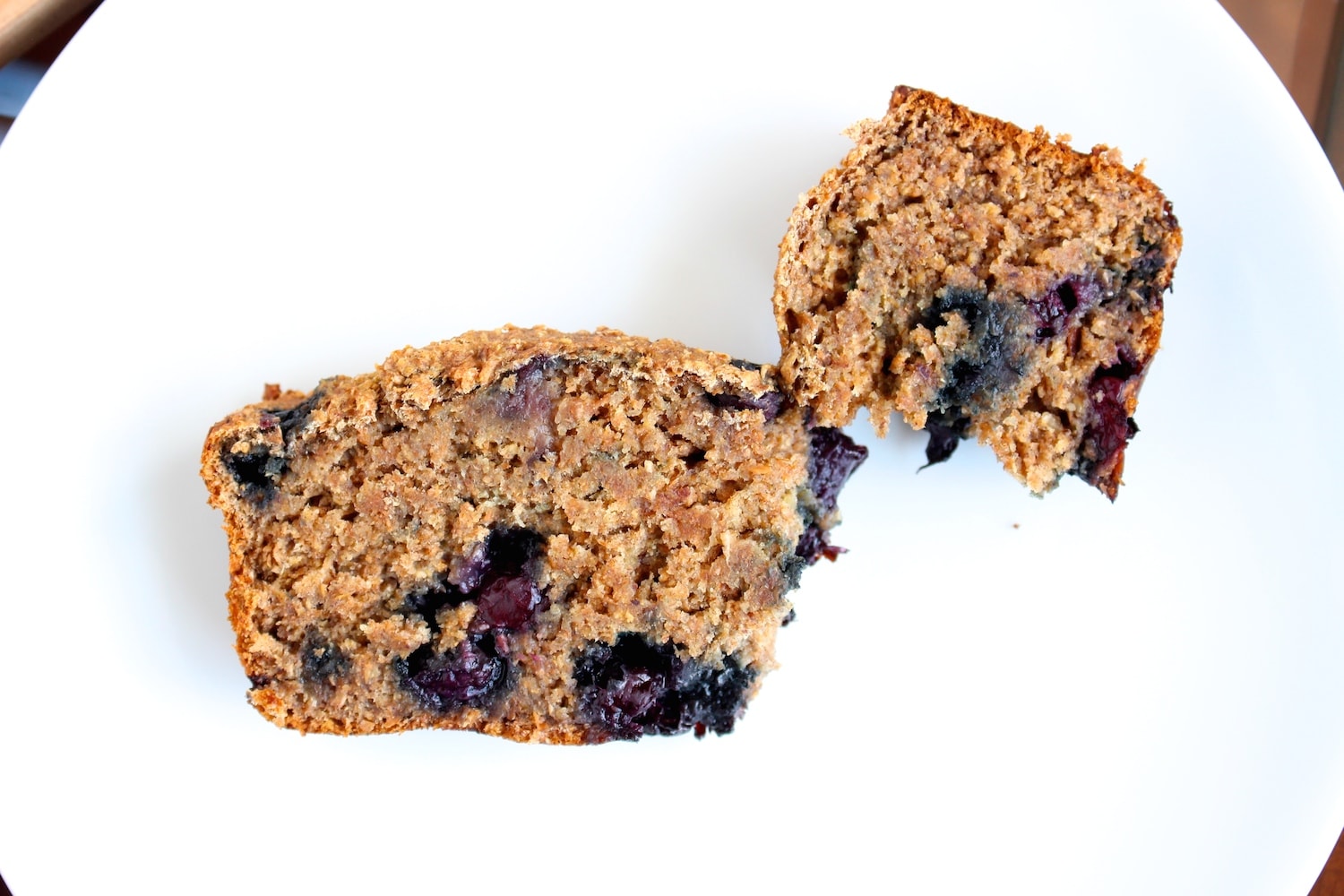 Wheat Bran Blueberry Banana Bread 6