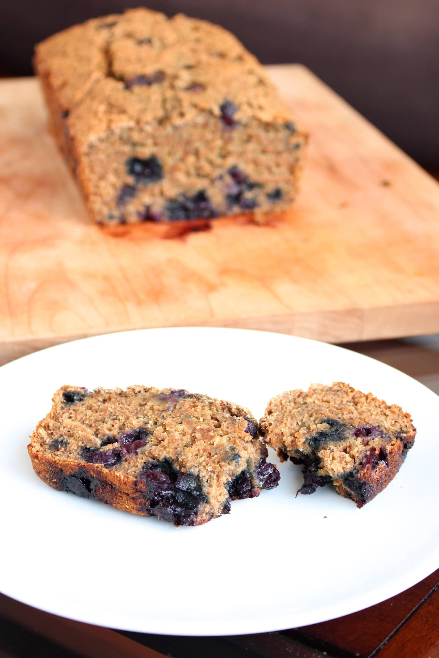 Wheat Bran Blueberry Banana Bread