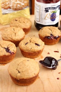 Low-Fat Vegan PB & J Muffins 4