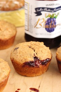 Low-Fat Vegan PB & J Muffins 5