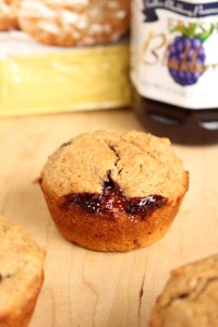 Low-Fat Vegan PB & J Muffins 8