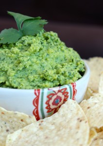 Oil-Free Tahini-Free Cilantro Lime Hummus 4