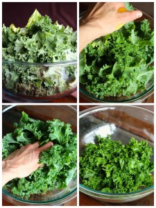 How to Prepare Kale Collage