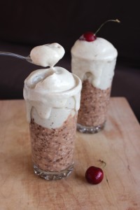 Chocolate Overnight Oats with Banana Ice Cream 2