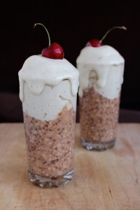 Chocolate Overnight Oats with Banana Ice Cream 3