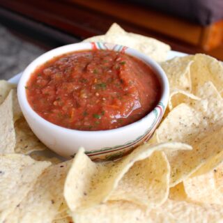 Easy Blender Salsa with Fresh Tomatoes - Butter with a Side of Bread