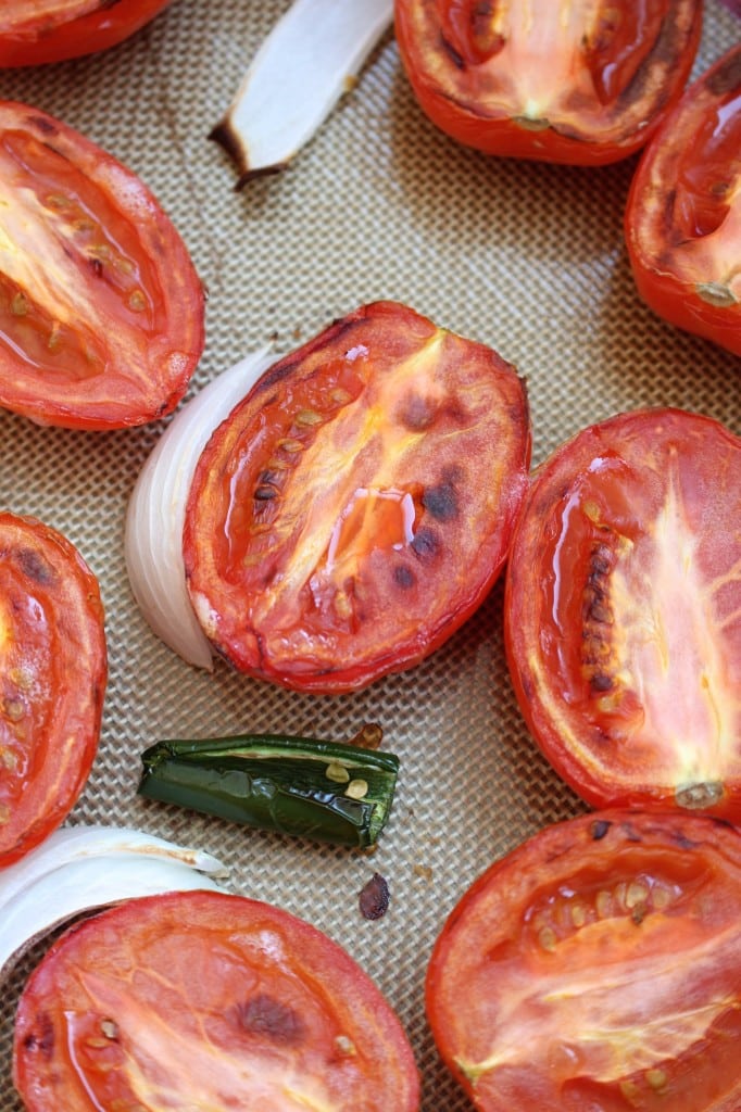 Easy Roasted Tomato Blender Salsa