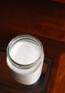 Hemp Seed Milk in a glass