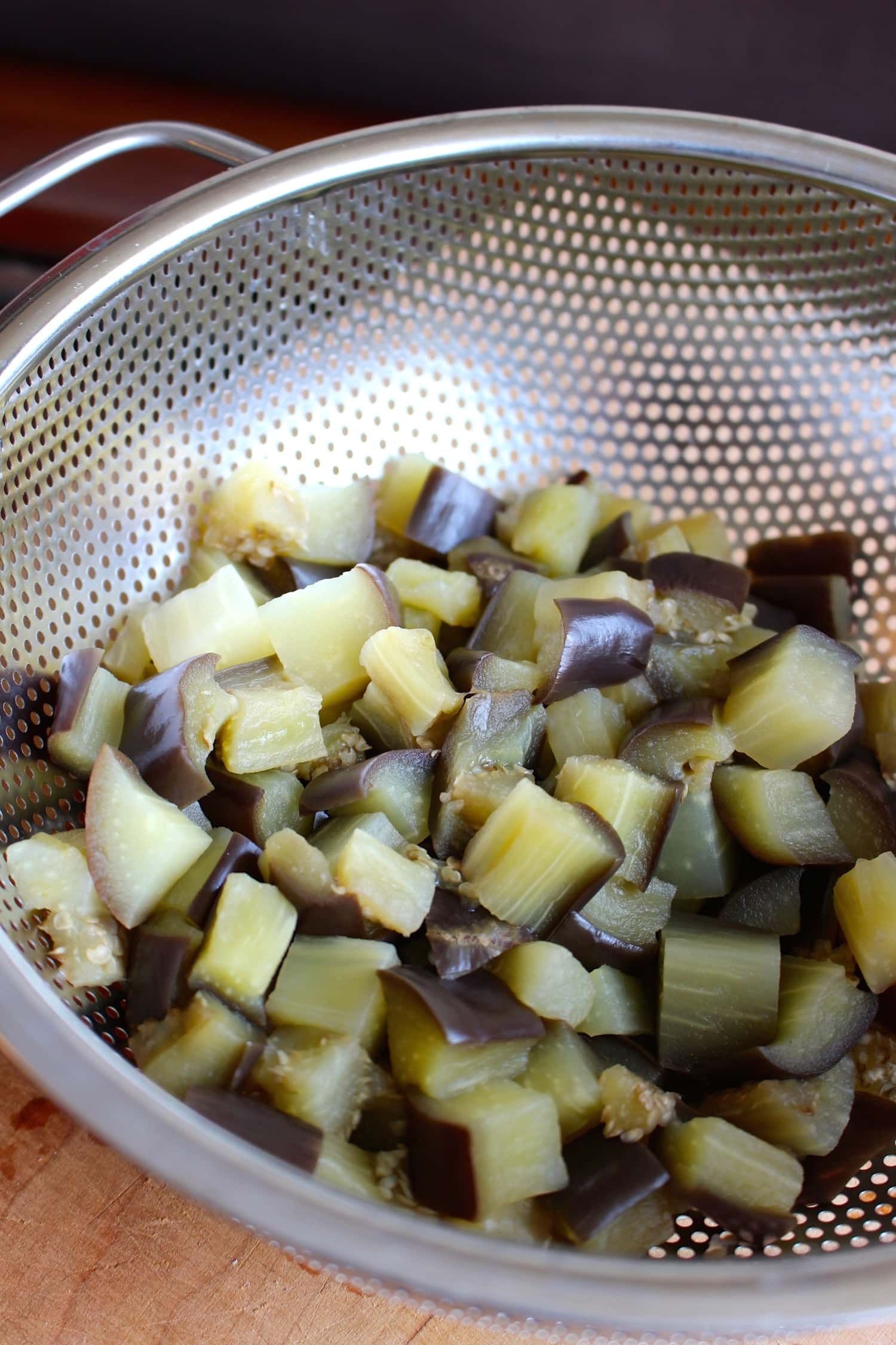 Traditional Moroccan Eggplant Salad