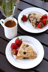 Vegan Blueberry Corn Scones 6