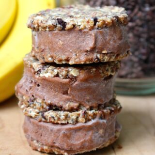 Vegan Banana Ice Cream Sandwiches