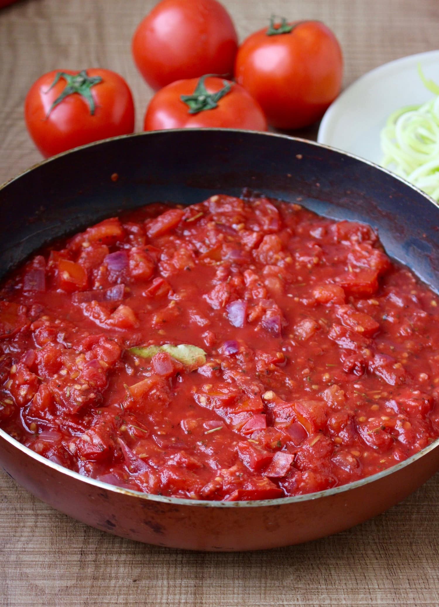 Oil-Free Simple Marinara Sauce