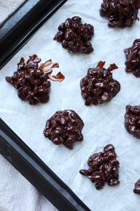 Chocolate Covered Raisin Drop Cookies 5