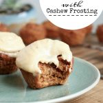 Vegan Carrot Cake Cupcakes with Cashew Frosting