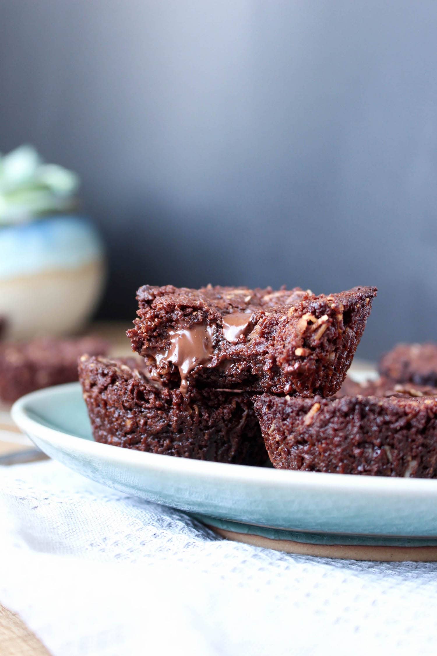 Vegan Toasted Coconut Chocolate Chunk Brownies 4