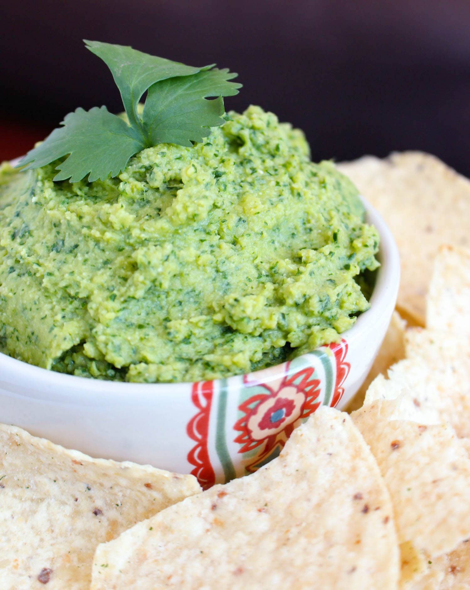 5 Ingredient Oil Free Tahini Free Cilantro Lime Hummus