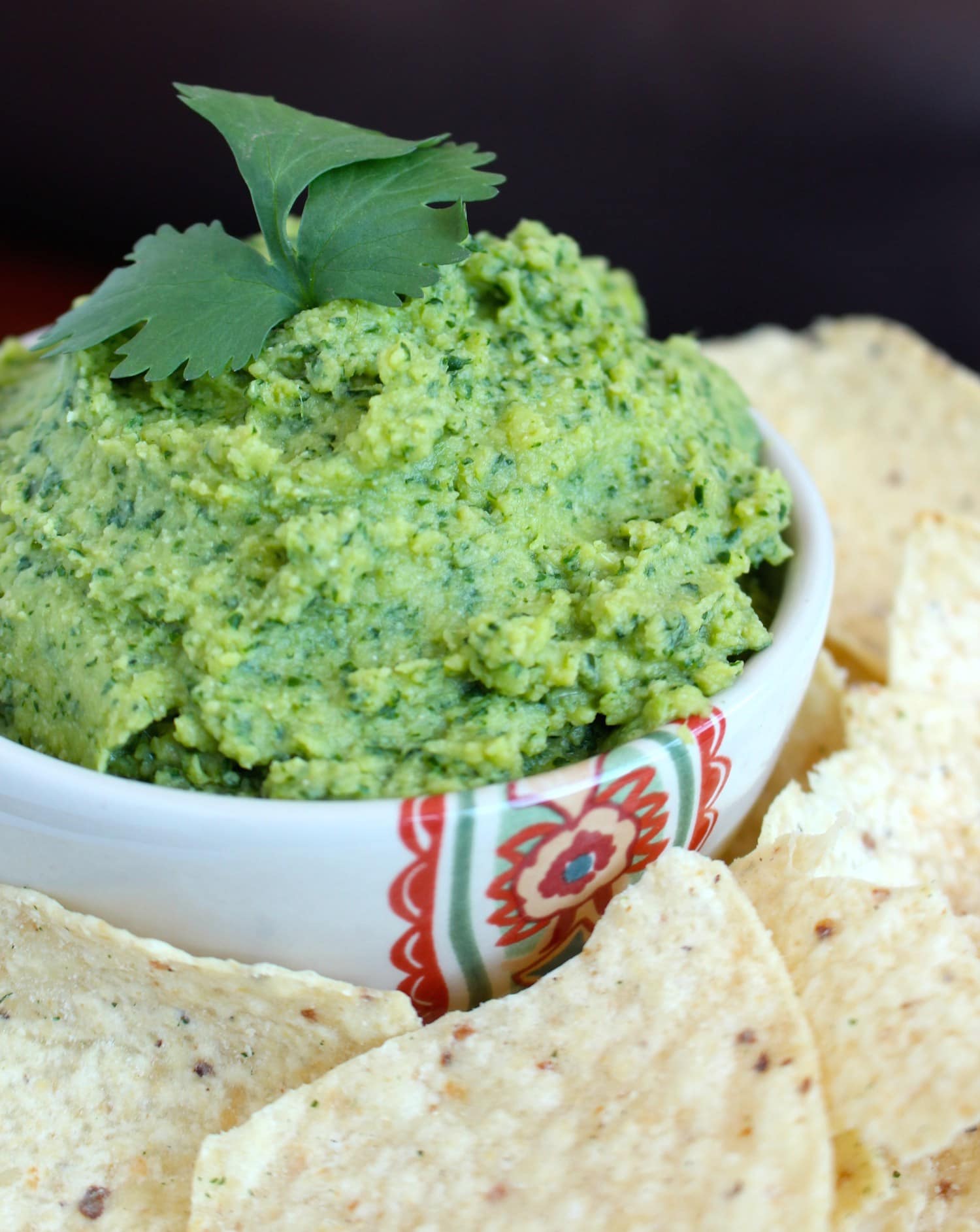 5 Ingredient OilFree TahiniFree Cilantro Lime Hummus