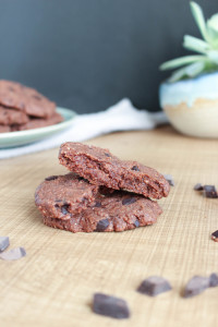 Double Chocolate Vegan Tahini Cookies-6