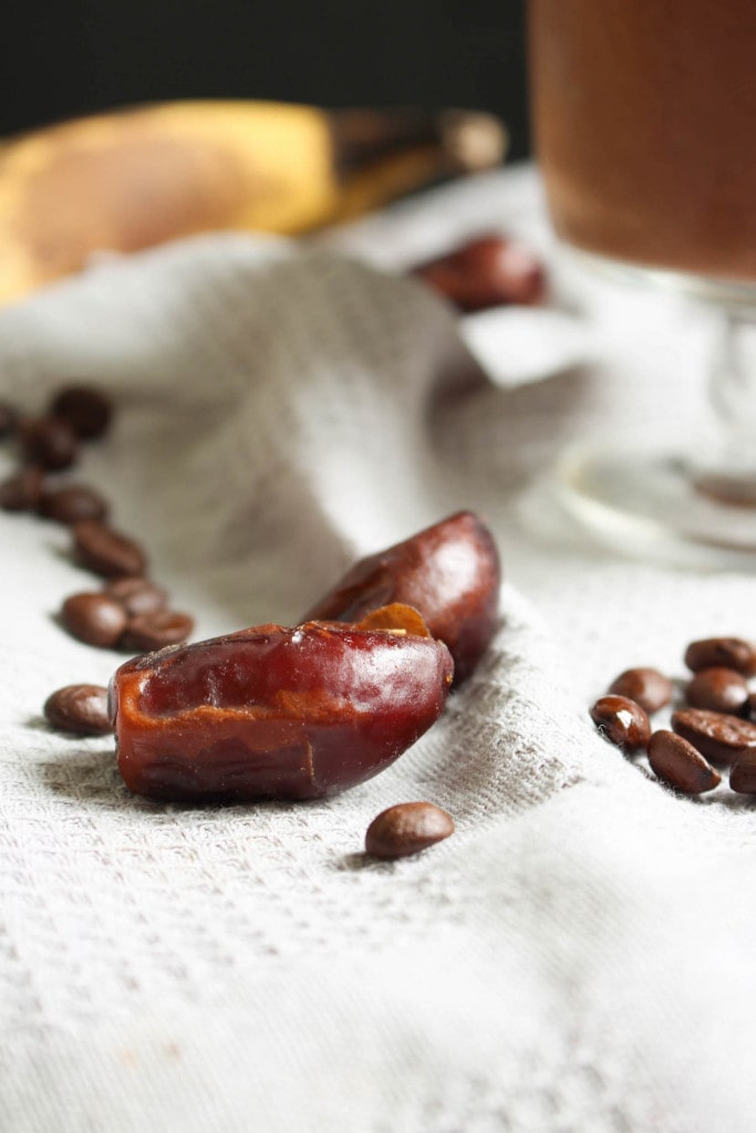 dates and coffee beans