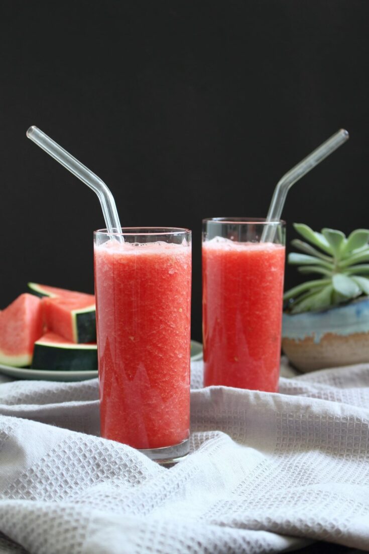 The Easiest Watermelon Smoothie
