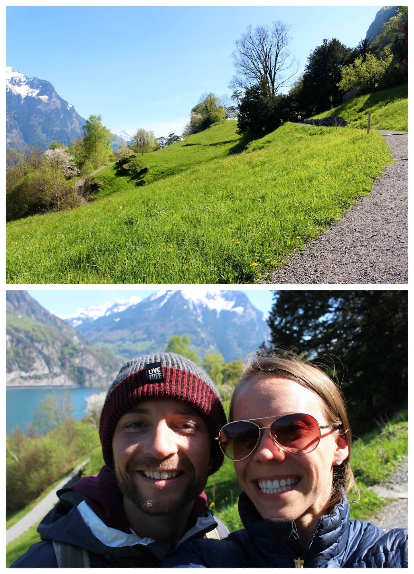 Hiking in Luzern Collage