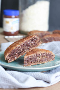 THE BEST Vegan Chocolate Peanut Butter Oatmeal Scones!