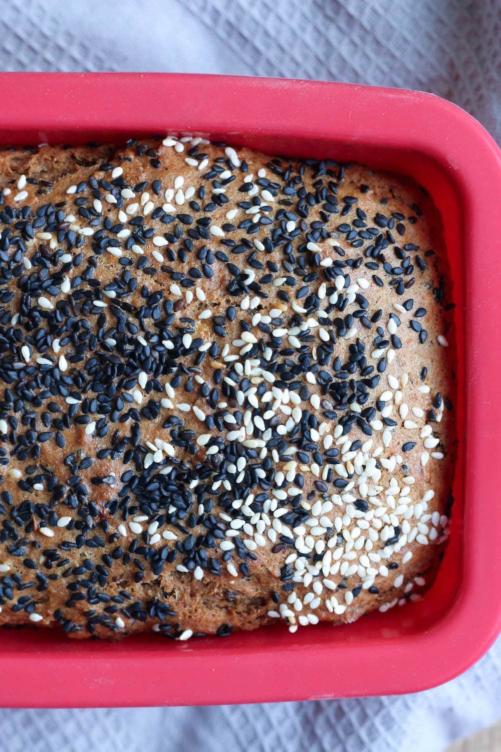 Black Sesame Tahini Vegan Banana Bread-6