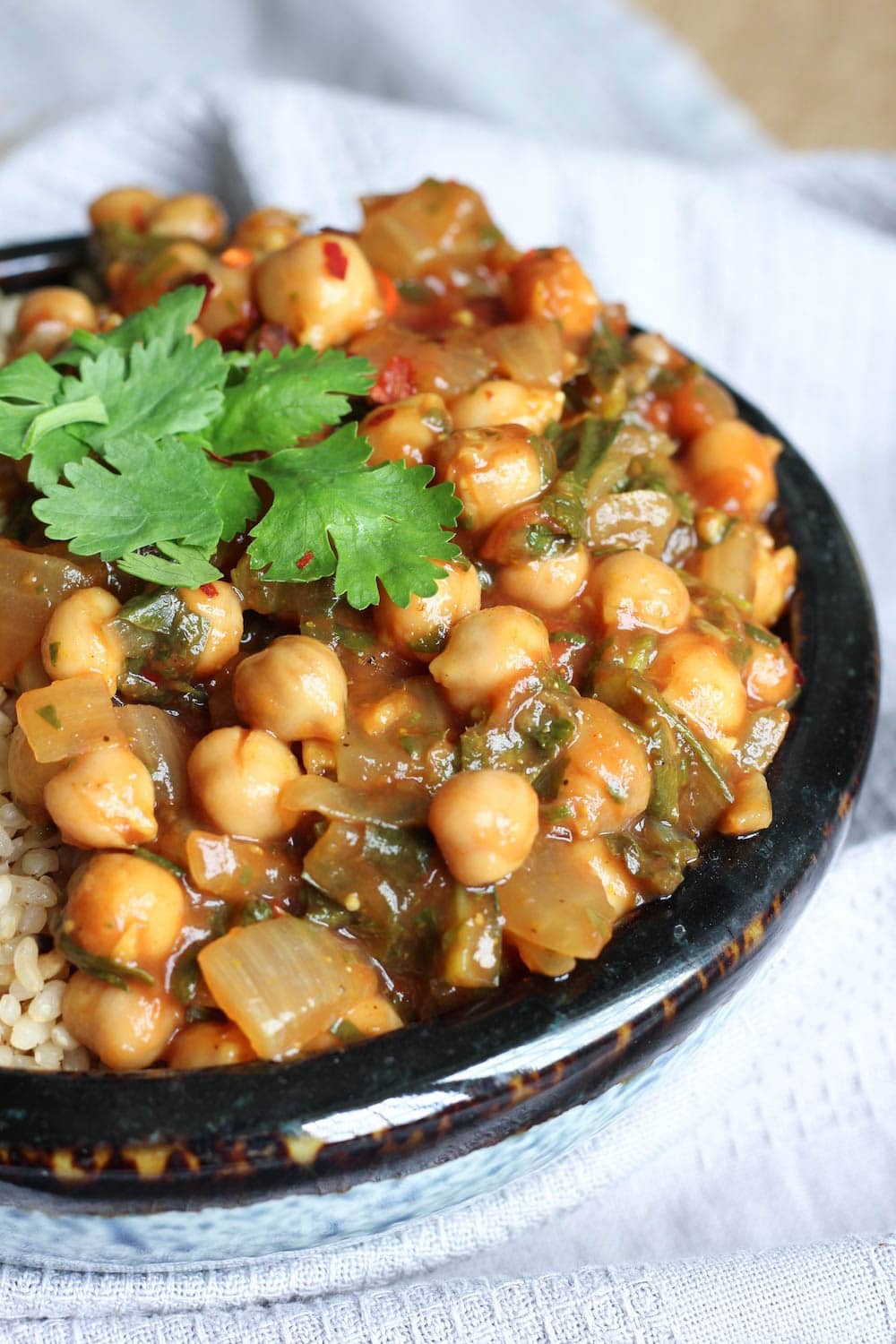 Easy Chickpea Tomato Sauce Curry-2