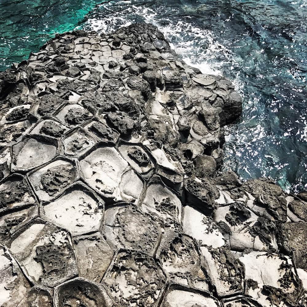 rock formations in Jeju island