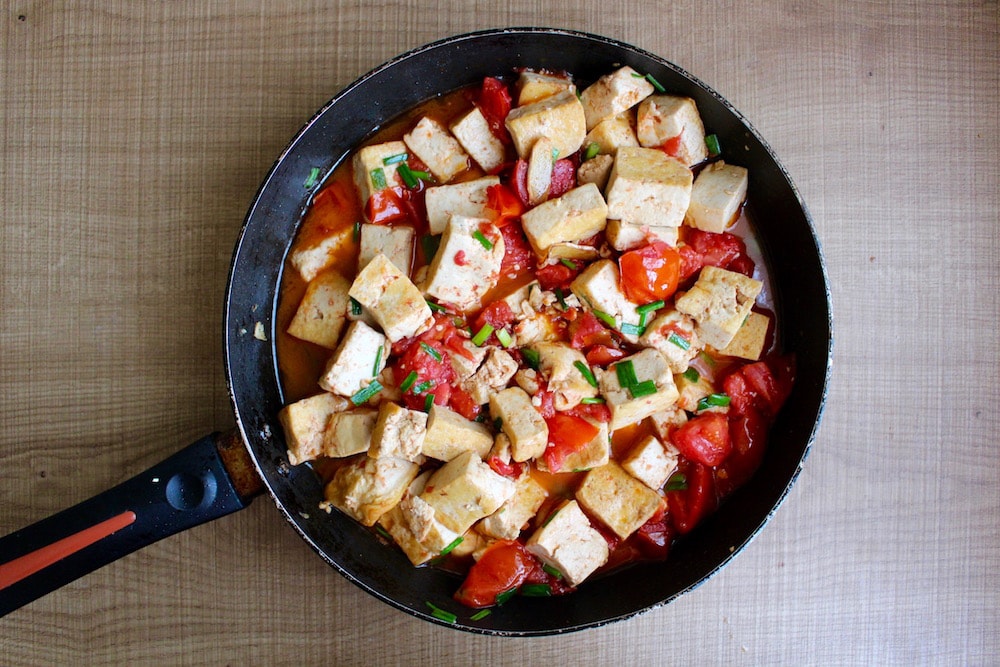 Tofu Tomato Stir-fry