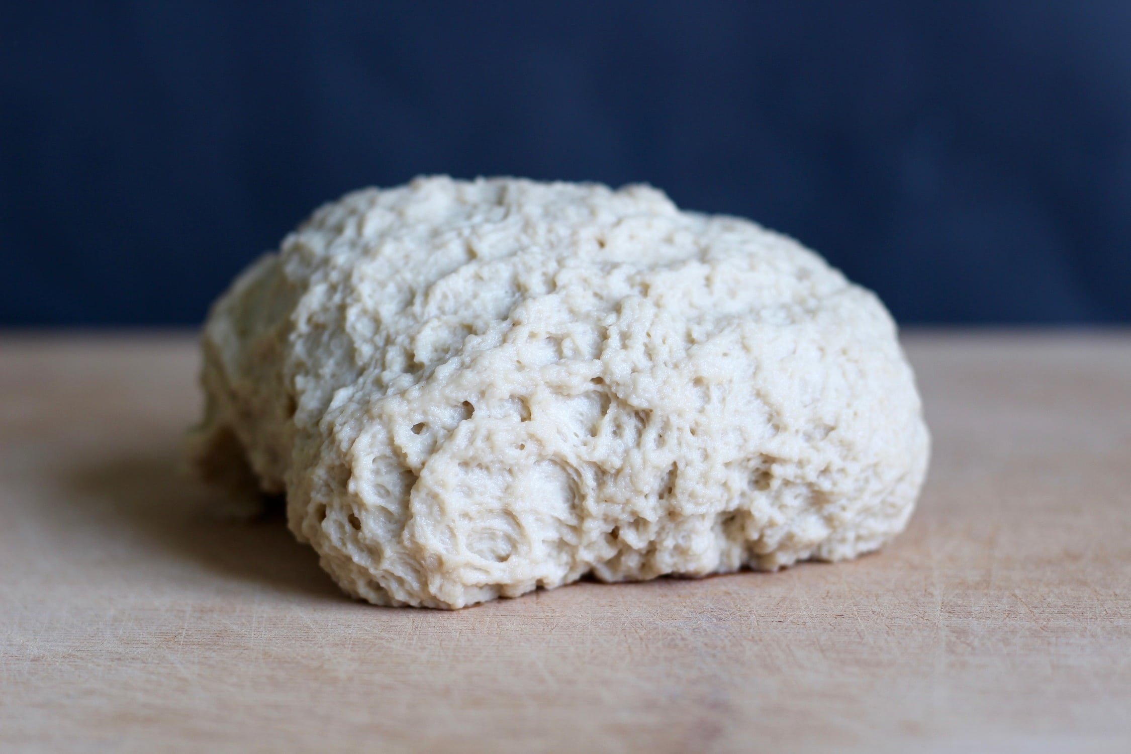 lump of seitan on a table