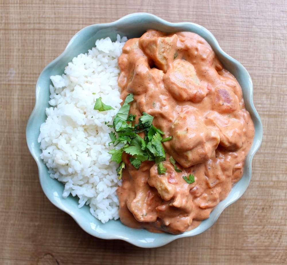 Vegan Seitan Tikka Masala