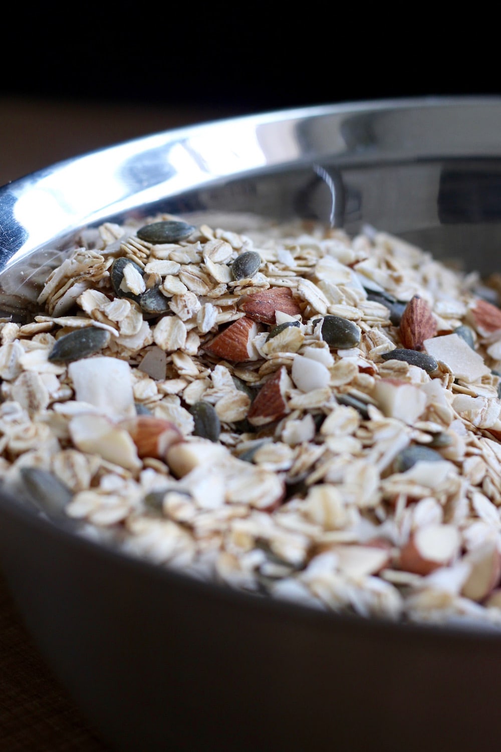 dry ingredients mixed in a bowl