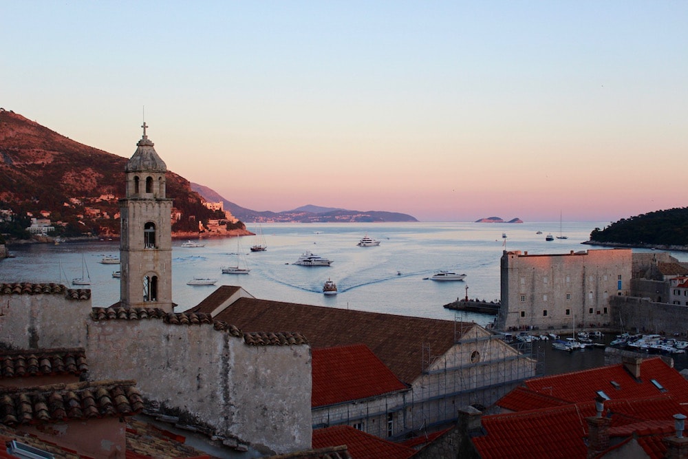 a beautiful scenery that can be seen from the Old Town Wall