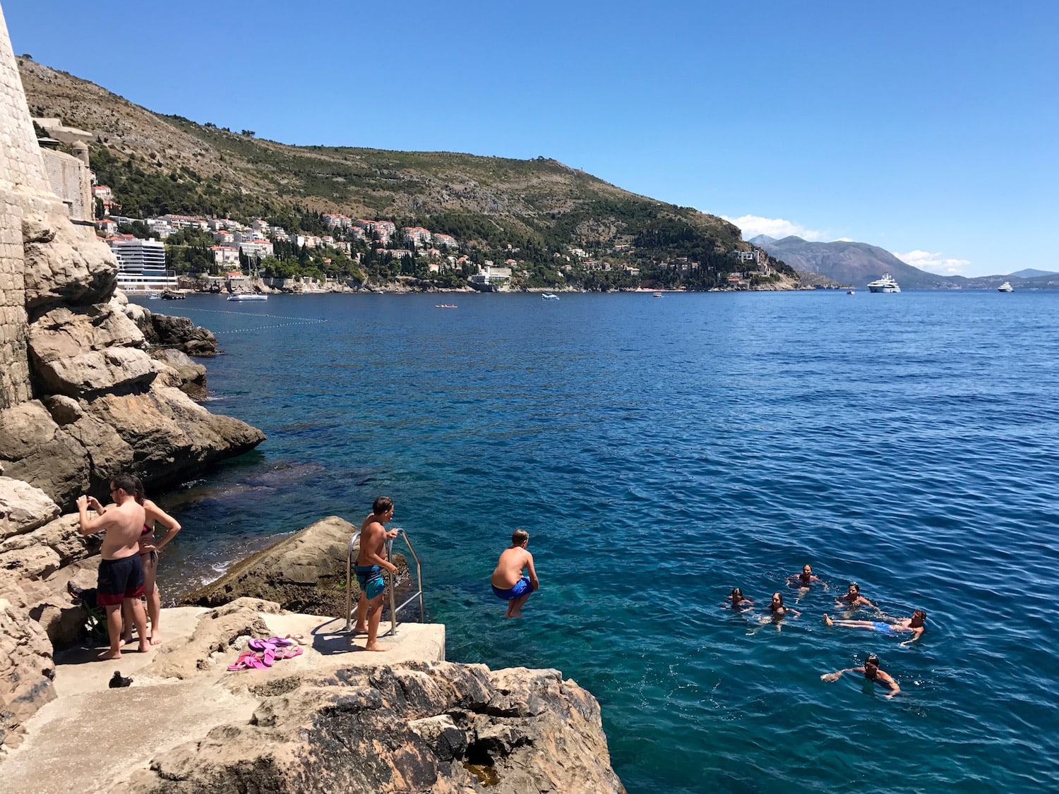 Cliff Jumping at Cafe Buza